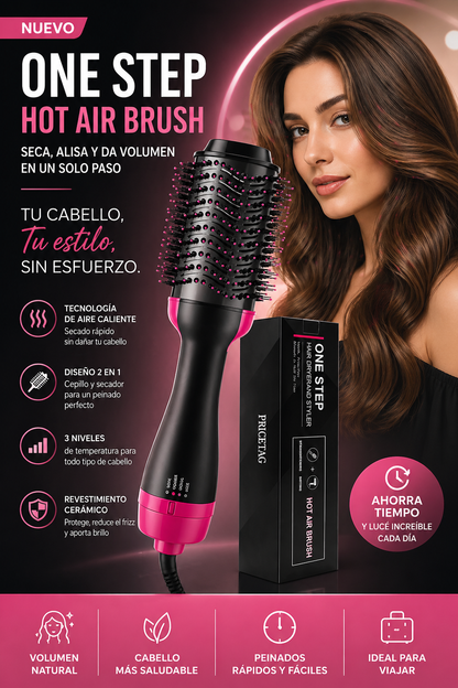 Cepillo Alisador 3 en 1 One Step