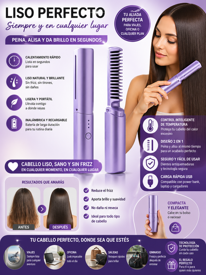 Cepillo Para Cabello, Recargable
